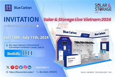 Solar & Storage Live Vietnam 2024 - تولید کننده انرژی خورشیدی کربن آبی